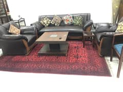 Sofa set / 5 Seater sofa / Leather sofa set