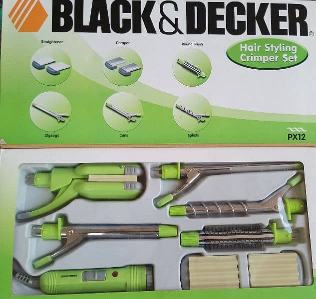 lush condition black and Decker hair strtner with 6 multi functions 2