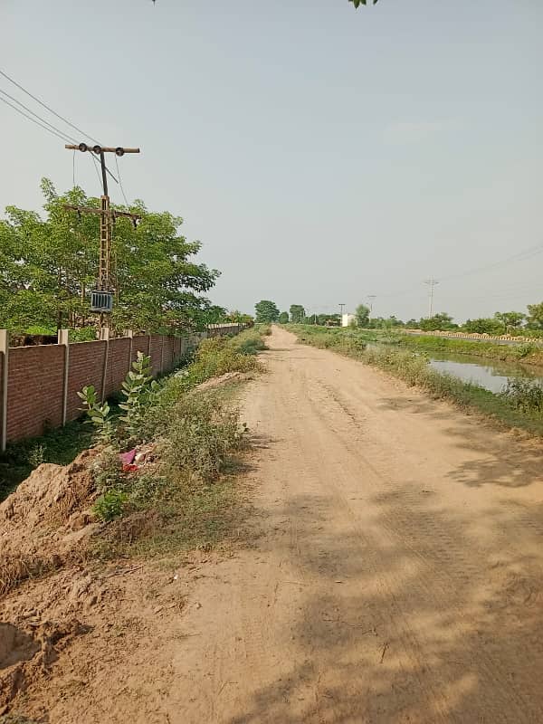 20 Kanal Agricultural Land Available for Sale Rs. 55 Lakh Per Kanal situated at very prime location of Canal Road Near Bahria Town Lahore & New Lahore City & Multan Road Lahore 2