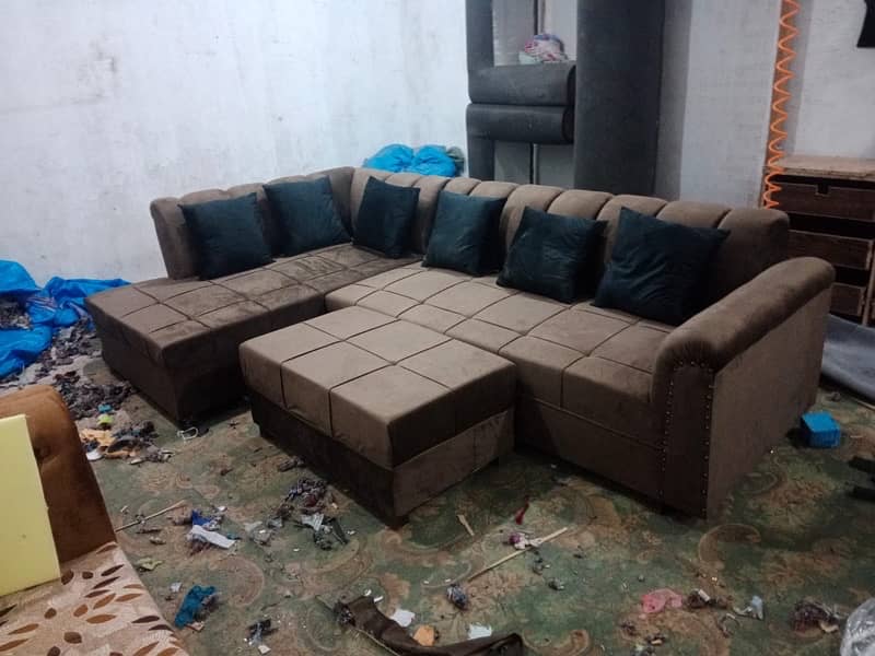 Sofa set / L shape sofa / 6 seater / l shape sofa / Tv lounge sofa set 1