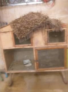 A unique Hut shape Big size Bird Cage on throw Away Price