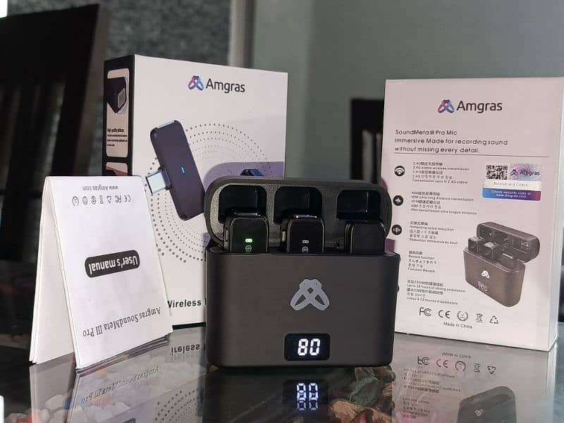 Amgras Dual Bluetooth mic 1