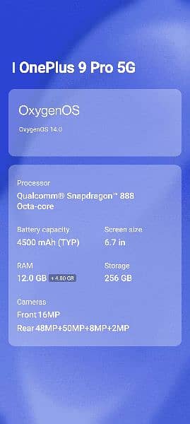 OnePlus 9 Pro 5g 6