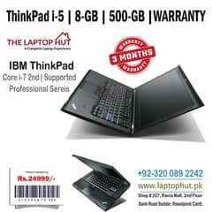 ThinkPad IBM | Core i7 2nd Gen supported | Warranty |THE LAPTOP HUT | 0