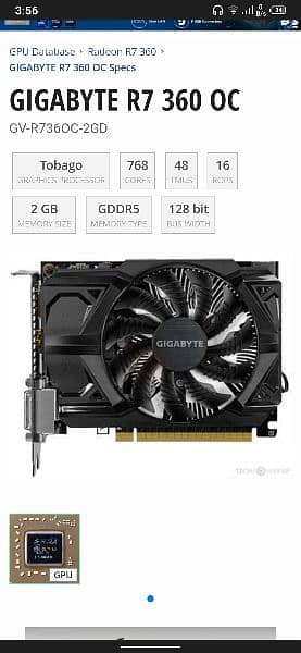 Gigabyte R7 360 2GB DX 12 2