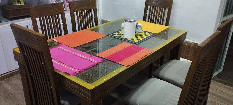 Dining Table Set (wooden) 1