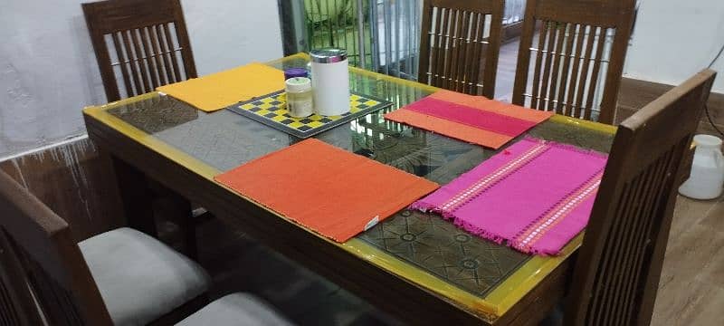 Dining Table Set (wooden) 2