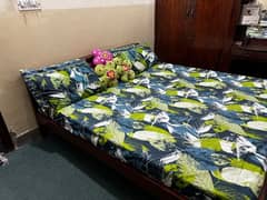 Solid wood Double Bed without Mattress