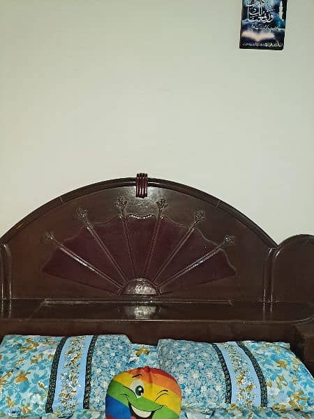 Double bed/Wooden bed and dressing/furniture 0