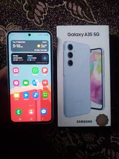 Samsung A35 8+8GB RAM 256GB ROM official PTA