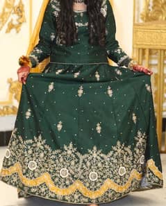 Mehndi Lehnga/ Mehndi Dress