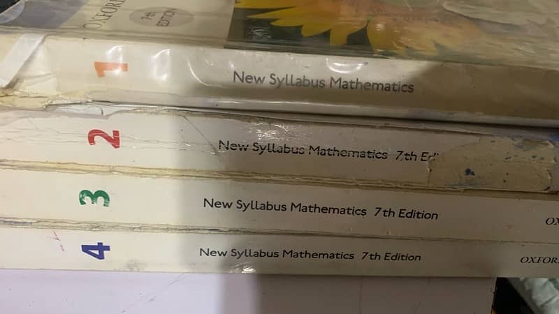 maths D 1 2 3 4 books with two workbooks 4