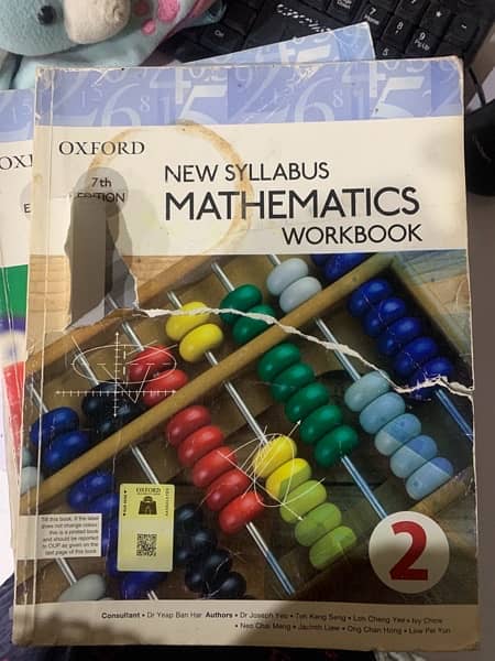 maths D 1 2 3 4 books with two workbooks 5