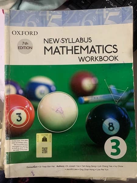 maths D 1 2 3 4 books with two workbooks 6