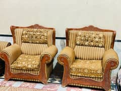 Sofa set for sale home used  (5 seater sofa set)