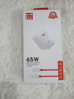 OnePlus 65W Charger with type c to c Cable