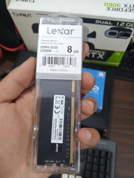 palit rtx 3060 , i5 11600k , lexar 16gb ram , cooler master aio 6