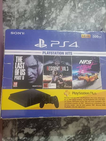 PS4 Slim 500gb non jailbreak (with box) 1