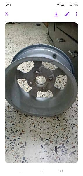 14" Car Rim Cultus/ Alto (Just one) 2