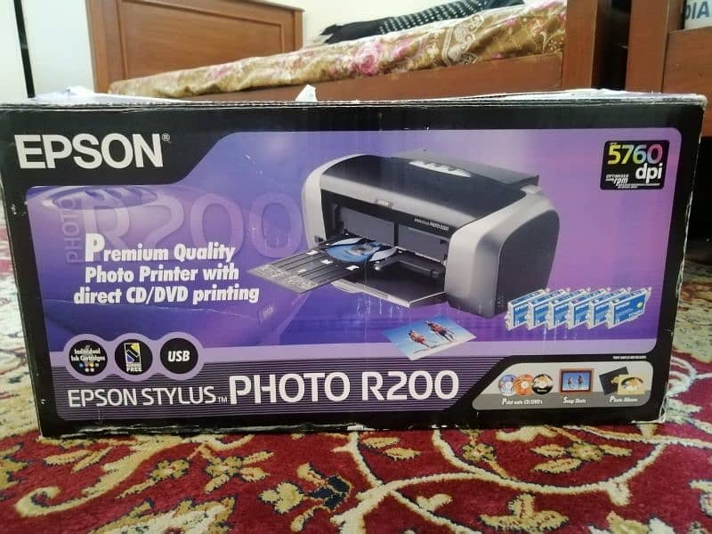 Epson Stylus R200 Photo Printer Full New Pin Pack 10