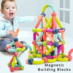 42 Pcs Magnetic Blocks Toy For Kids | Magnetic Bar Blocks Educational