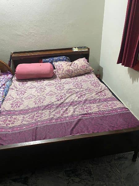 Double and single bed(BEST QUALITY WOOD) 3