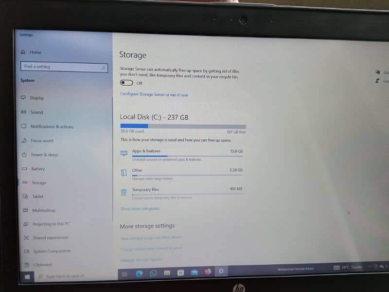 HP ProBook , i7 6th Generation 650 G2 8/256 5