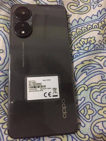 Oppo A78 lush condition with fast 67 watt charger data cable with box 0