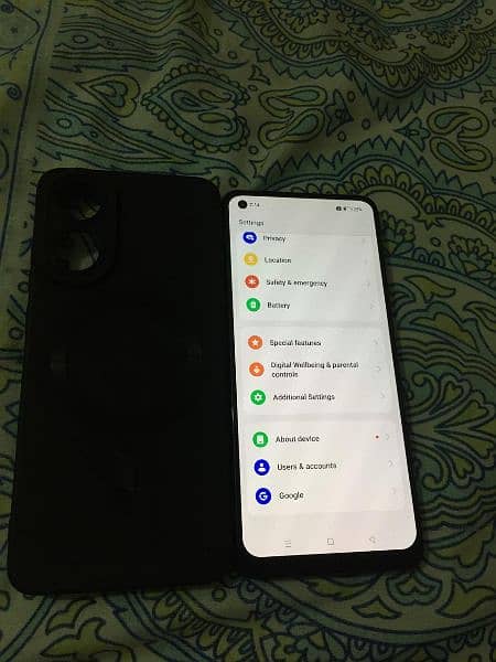 Oppo A78 lush condition with fast 67 watt charger data cable with box 2