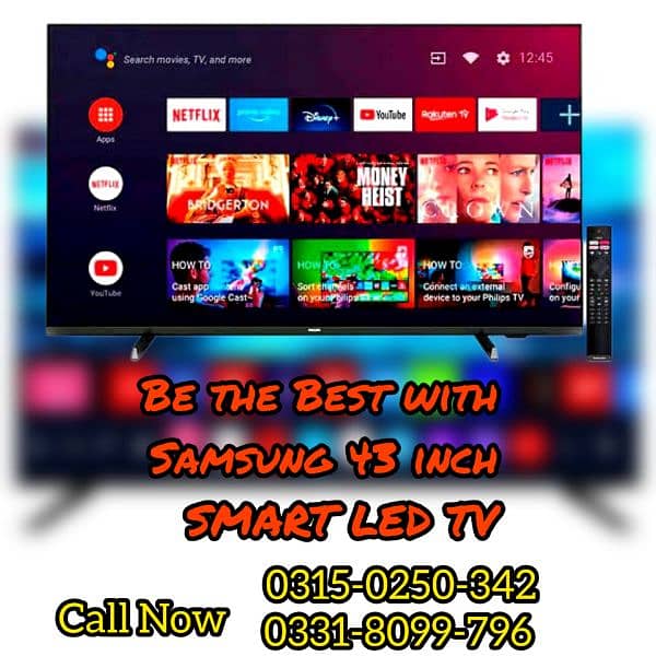 BEST SLIM 55 INCH SMART ANDROID LED TV 9