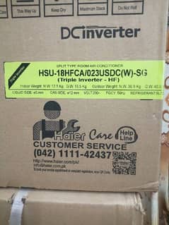 haier 18 hfc Air conditioner ac inverter NEW air cooler