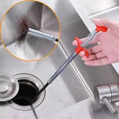 Drain Cleaner Wire Spring Sink Cleaning Stick (90cm)