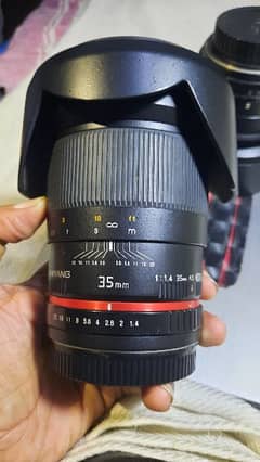 SAMYANG 35mm F1.4 EF Mount exchange possible