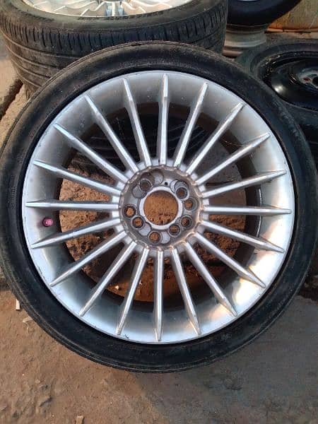 Alpina Alloy Rims 17 Inch 5 Nuts Antique Piece 0