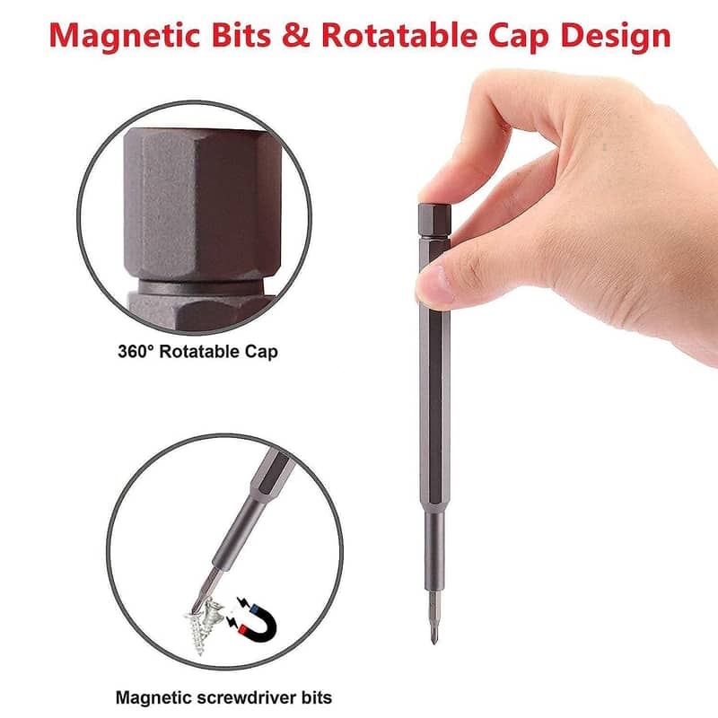 24 In 1 Screw Driver Tiny Magnetic Tools Kit For Repairing 3