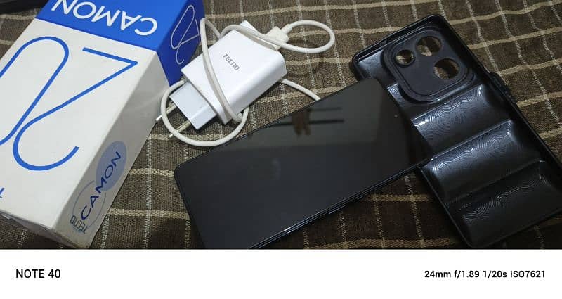 Tecno Camon 20 - With Box & Original Charger 0