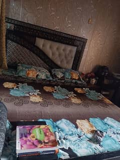 bed urgent sale without mattress