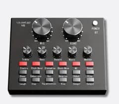 Professional Audio Mixer V8 Multifunctional Live Sound card.