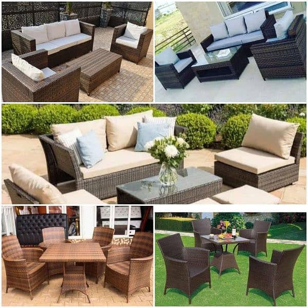 restaurant cafe outdoor indoor dining set chair sofa rattan furniture 1