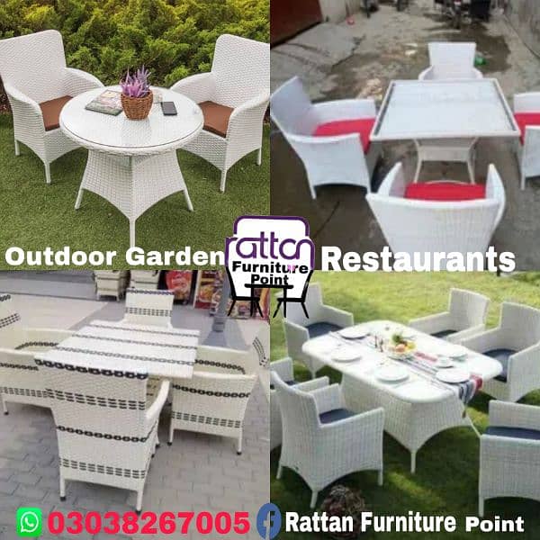 restaurant cafe outdoor indoor dining set chair sofa rattan furniture 4