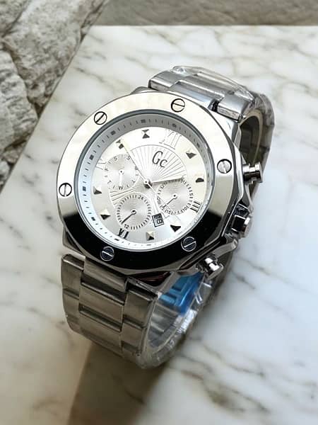 Gc ( guess )  Gc geneve  Stainless steel chain Watch for men 11