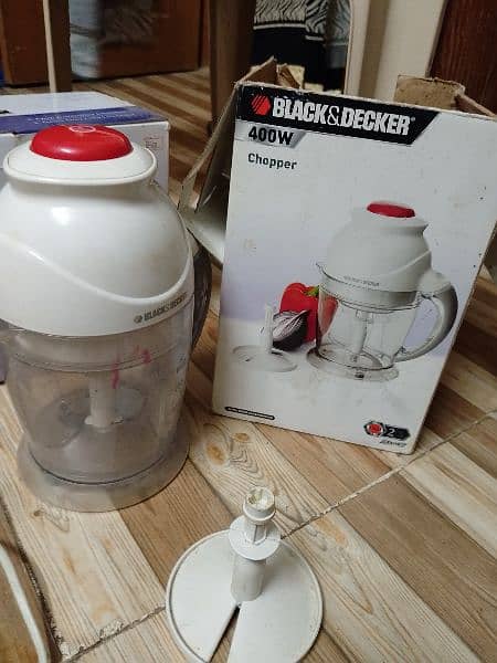 Chopper black decker 3