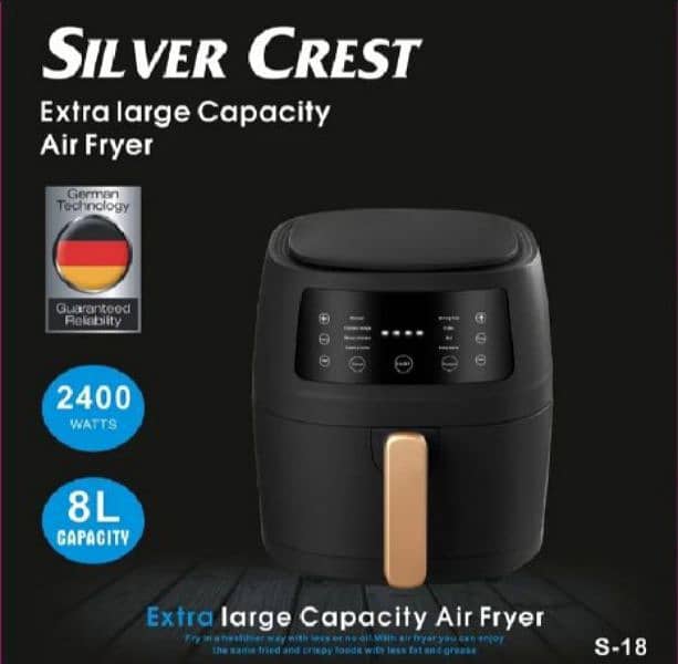 Silver crest 8L Air fryer 3