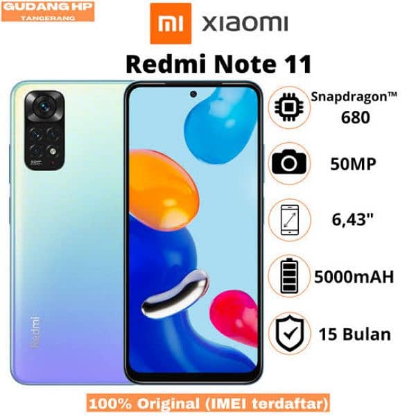 Redmi note 11 6ram 128rom scratch less exchange offer 1