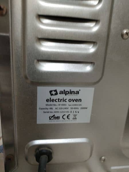 For Sale: Alpina SF-6001 Electric Oven – Perfect for Cooking and Bak 1