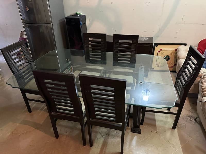 dining table  with six chairs 2