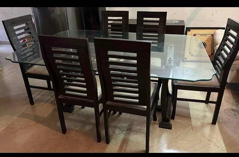 dining table  with six chairs 5