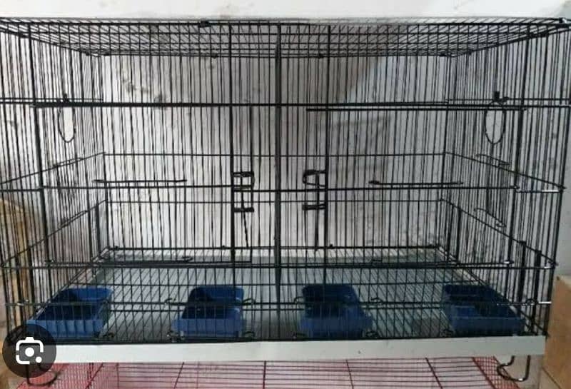 "Spacious Parrot Cage for Sale – Perfect for Your Feathered Friend!" 0