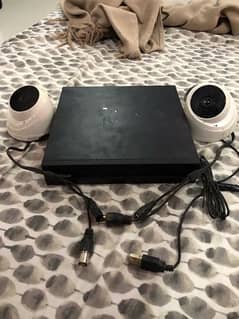 cctv dvr 500gb with 2 cameras