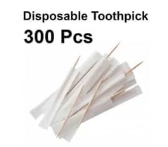 300 piece paper wrapped wooden toothpick